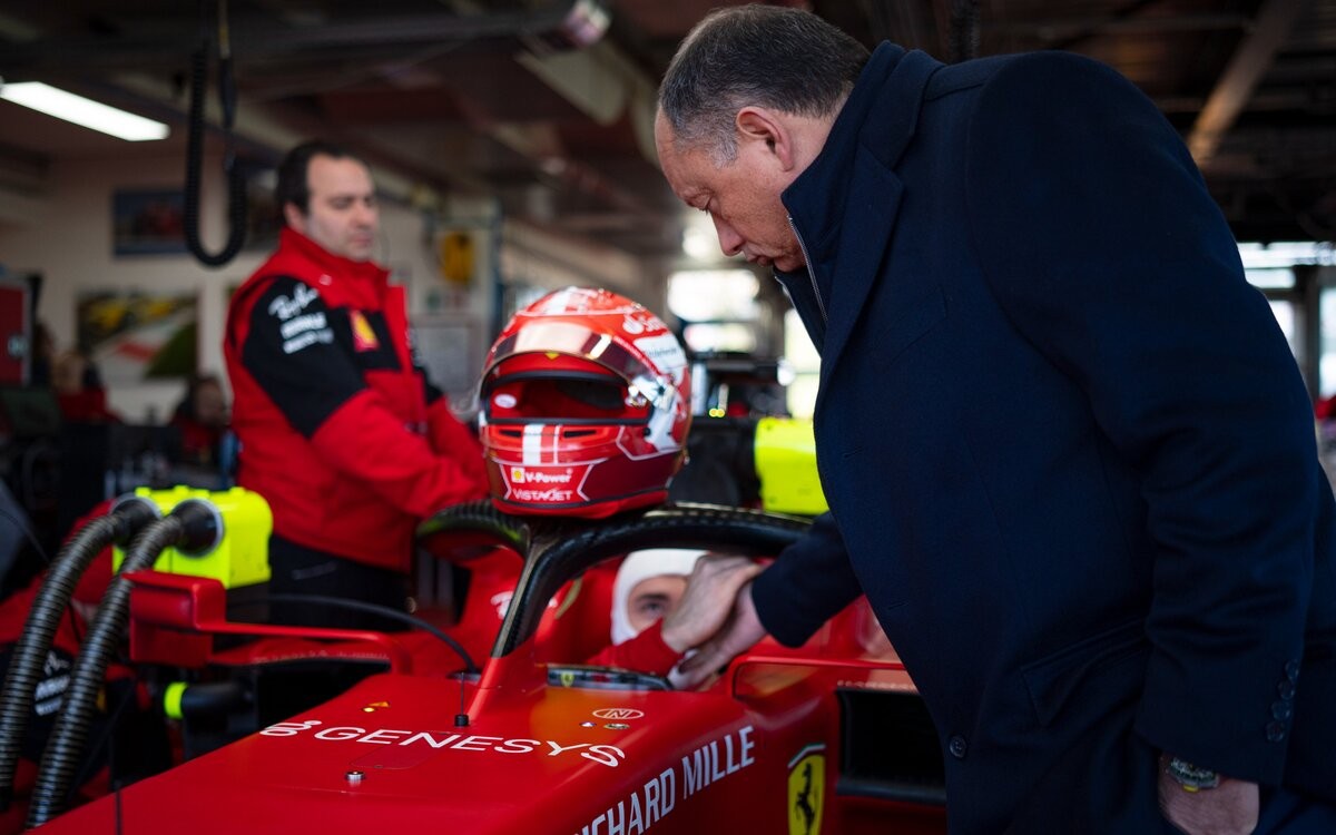 Fréderic Vasseur a Charles Leclerc