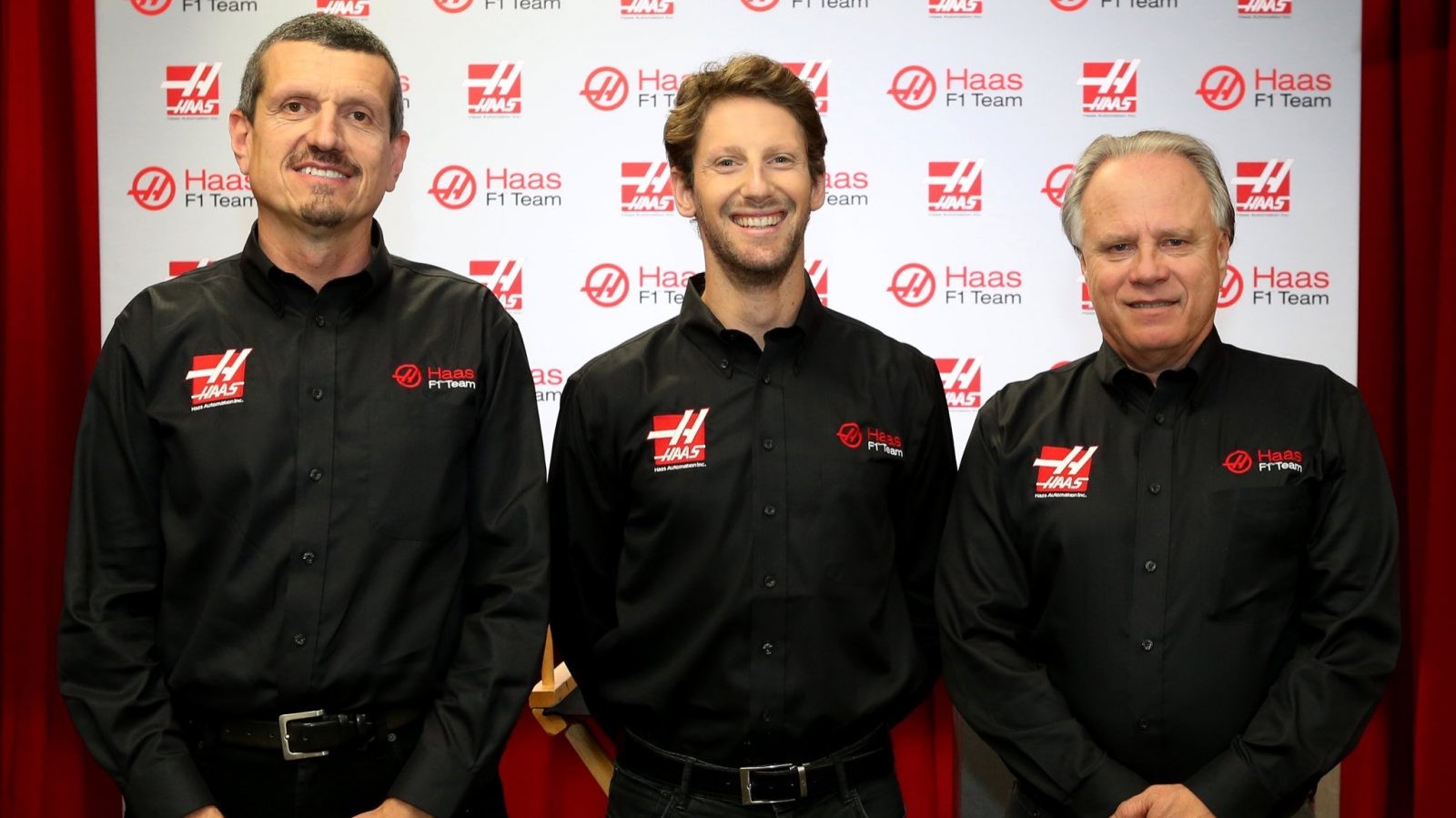 Günther Steiner, Romain Grosjean, Gene Haas