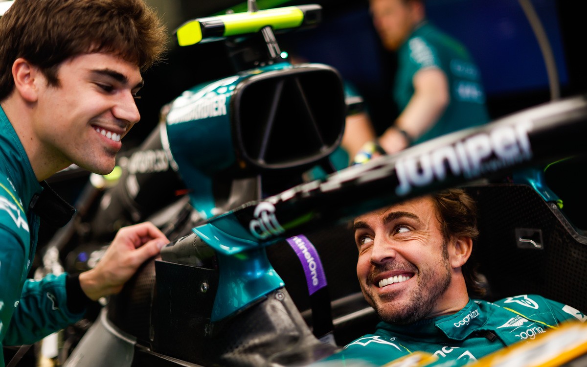 Fernando Alonso a Lance Stroll