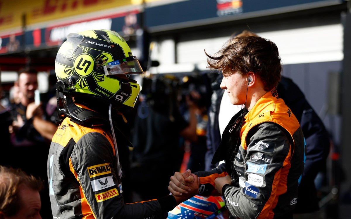 Lando Norris a Oscar Piastri