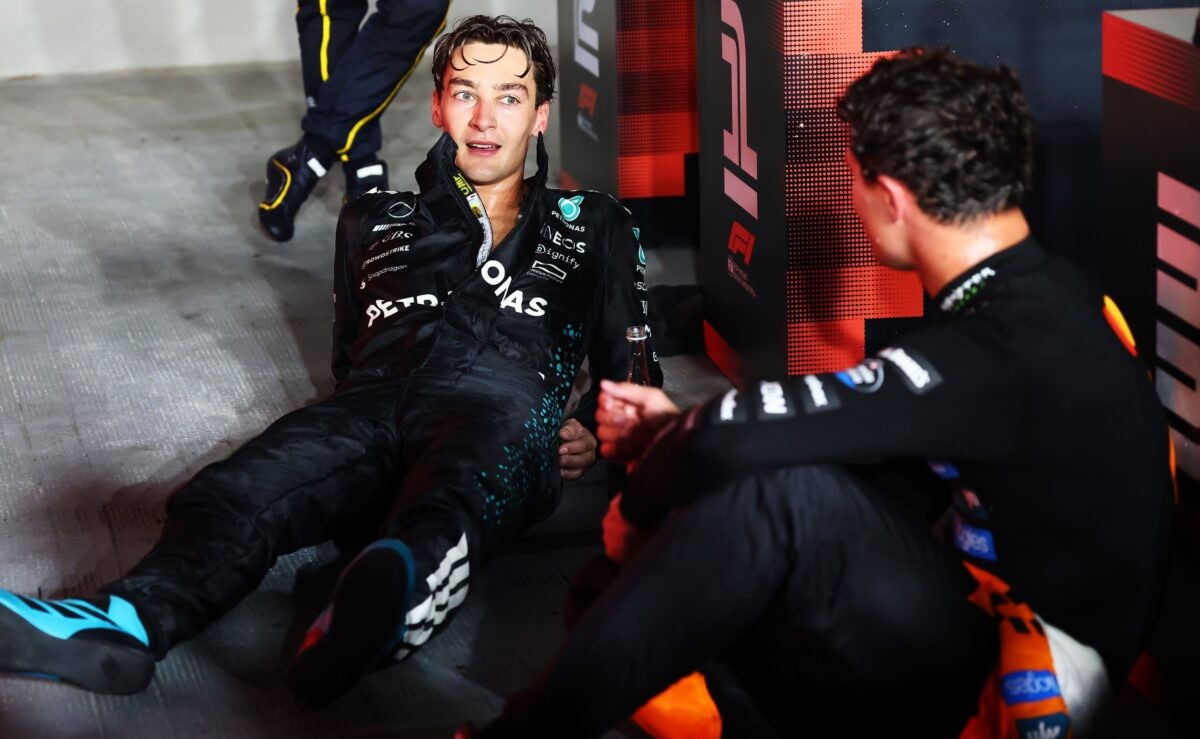 George Russell a Lando Norris