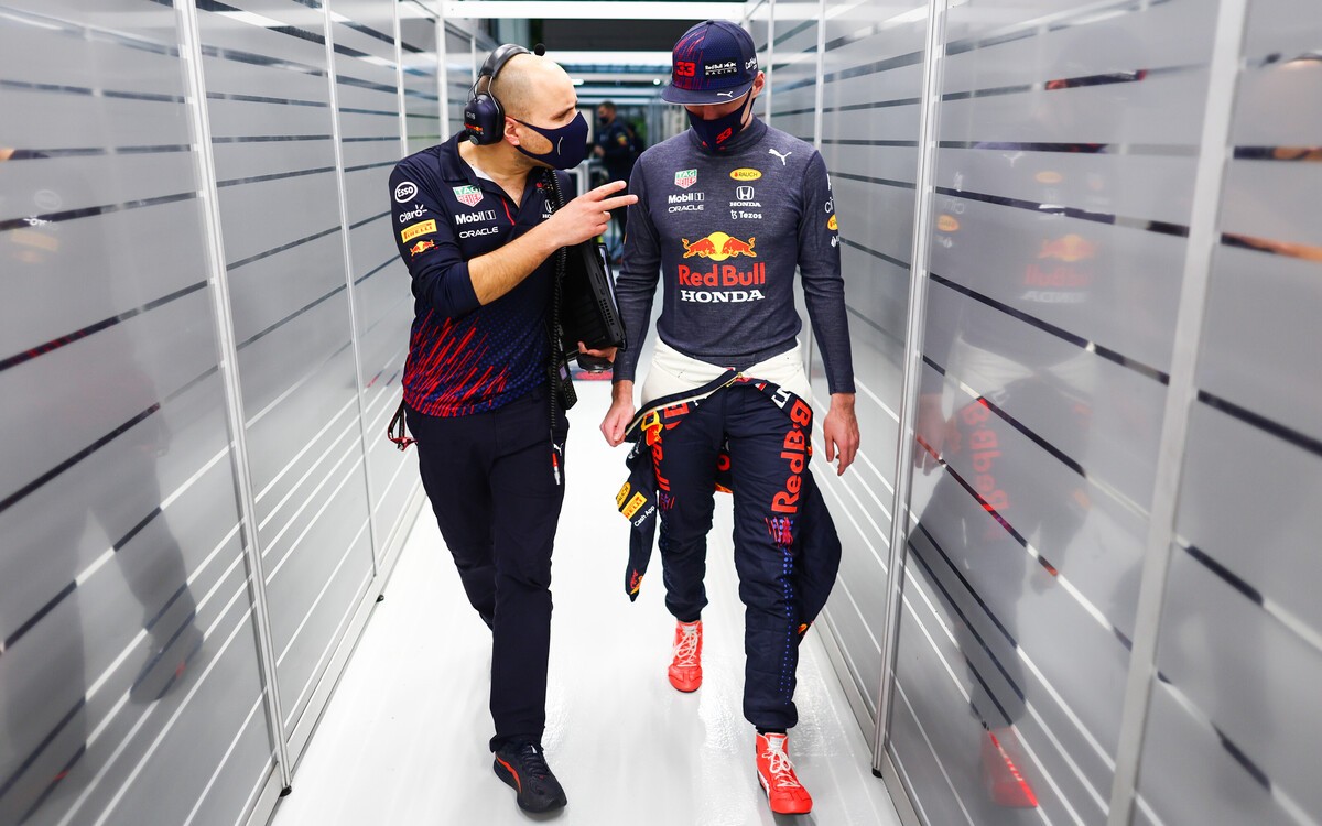 Gianpiero Lambiase a Max Verstappen