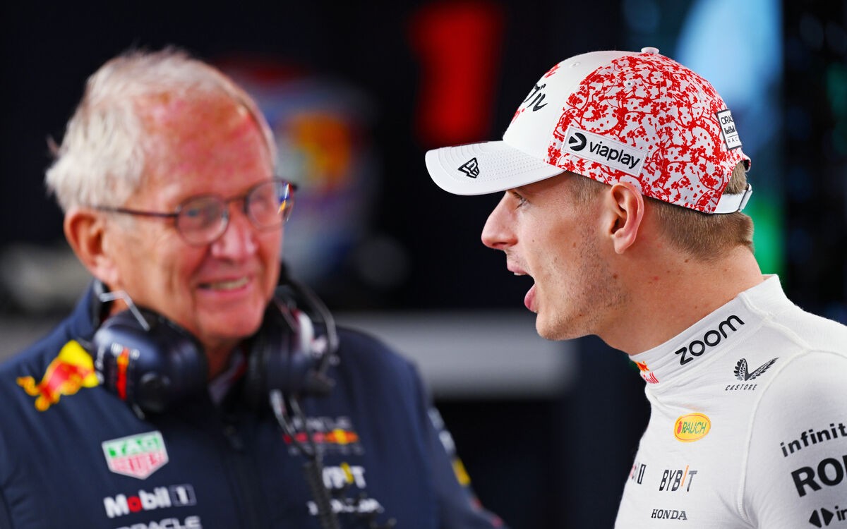 Max Verstappen a Helmut Marko