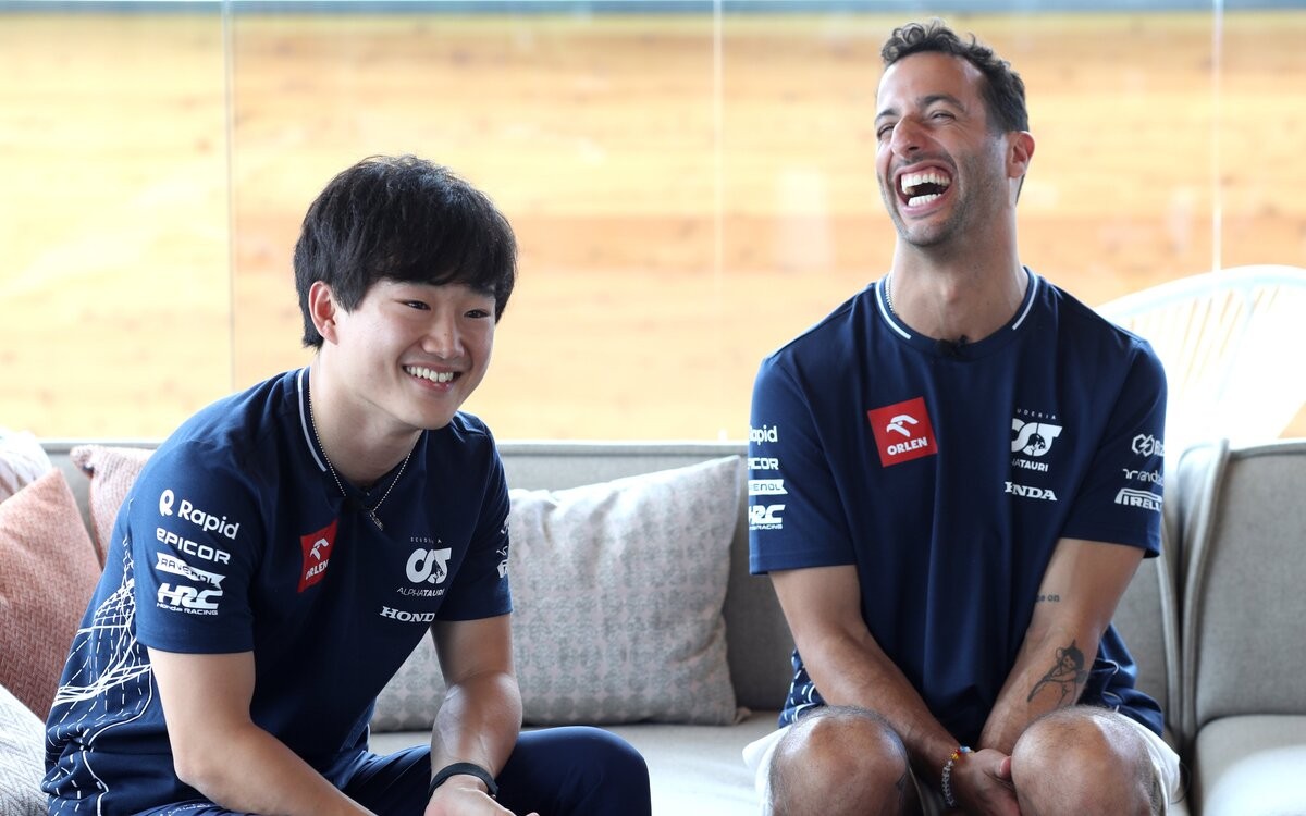 Júki Cunoda a Daniel Ricciardo