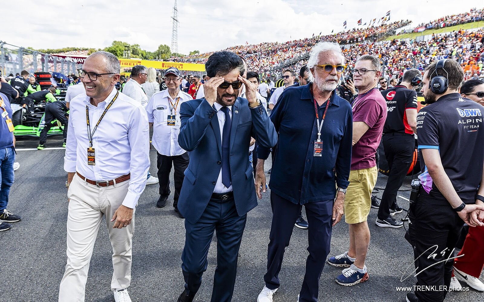 Stefano Domenicali, Mohamed bin Sulajem a Flavio Briatore