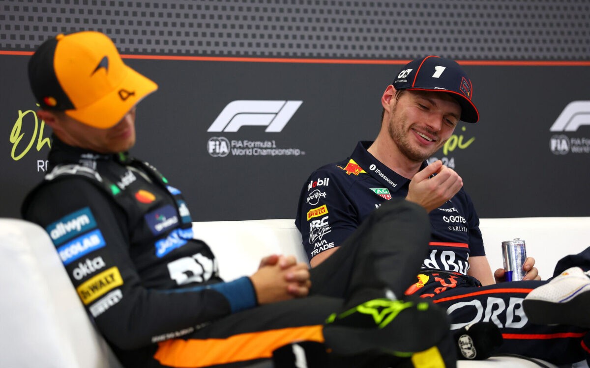 Max Verstappen a Lando Norris