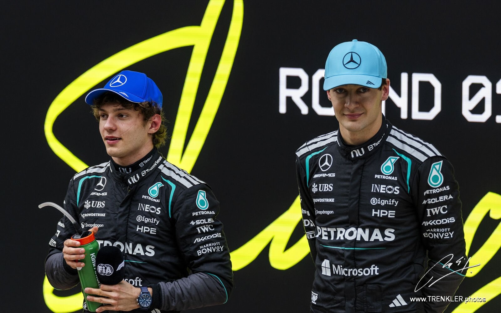 Andrea Kimi Antonelli a George Russell