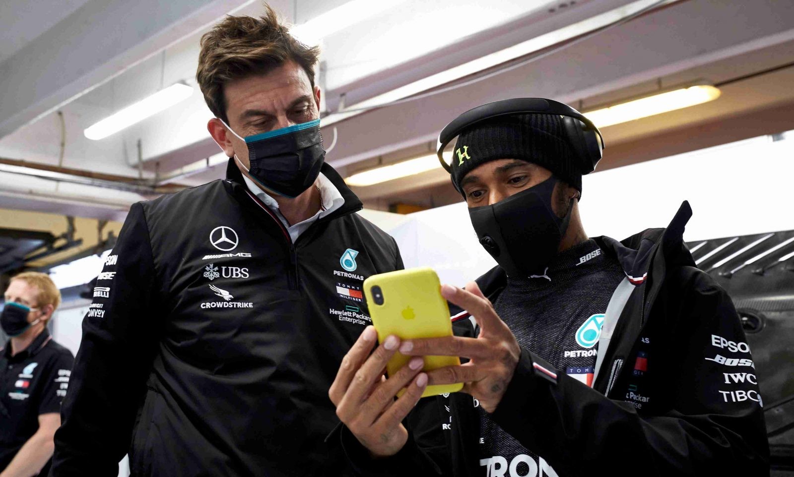 Lewis Hamilton a Toto Wolff