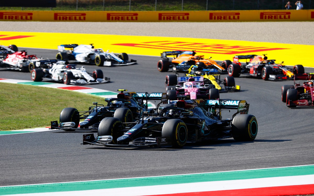 Po štarte VC Toskánska 2020, Lewis Hamilton, Valtteri Bottas