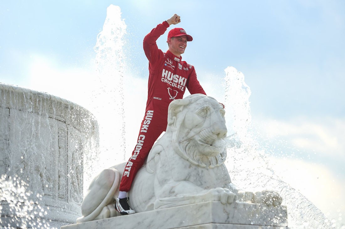 Marcus Ericsson po víťazstve v IndyCar – Detroit 2021