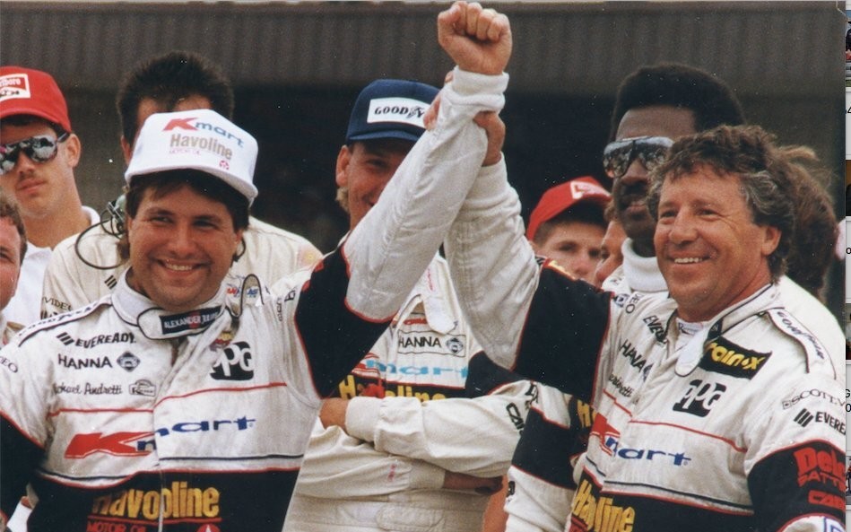 Michael Andretti a Mario Andretti