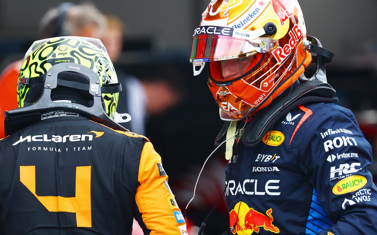 Max Verstappen a Lando Norris