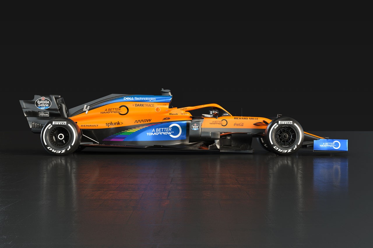 McLaren MCL35 – nové lakovanie