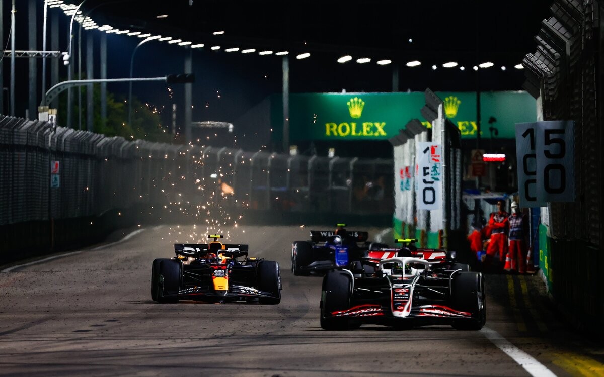 Nico Hülkenberg a Sergio Pérez