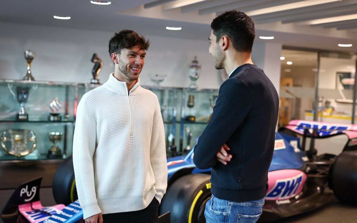 Pierre Gasly a Esteban Ocon