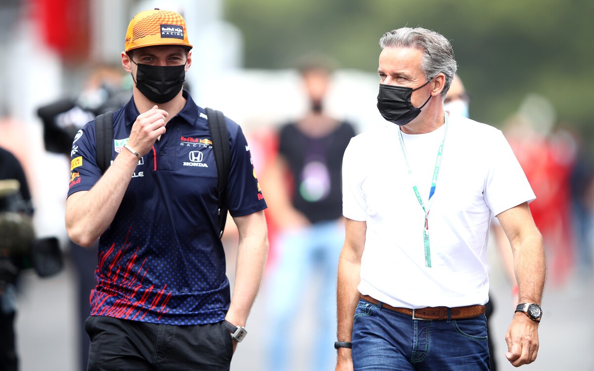 Raymond Vermeulen a Max Verstappen