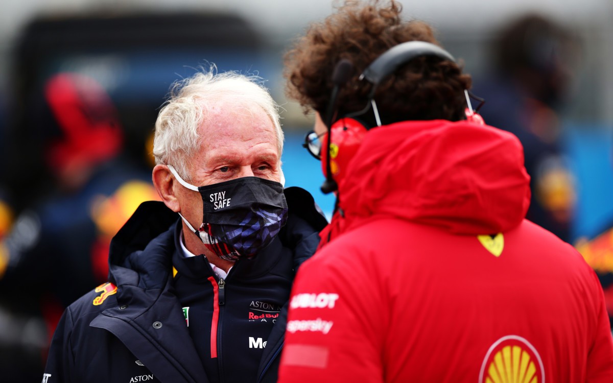 Helmut Marko a Mattia Binotto