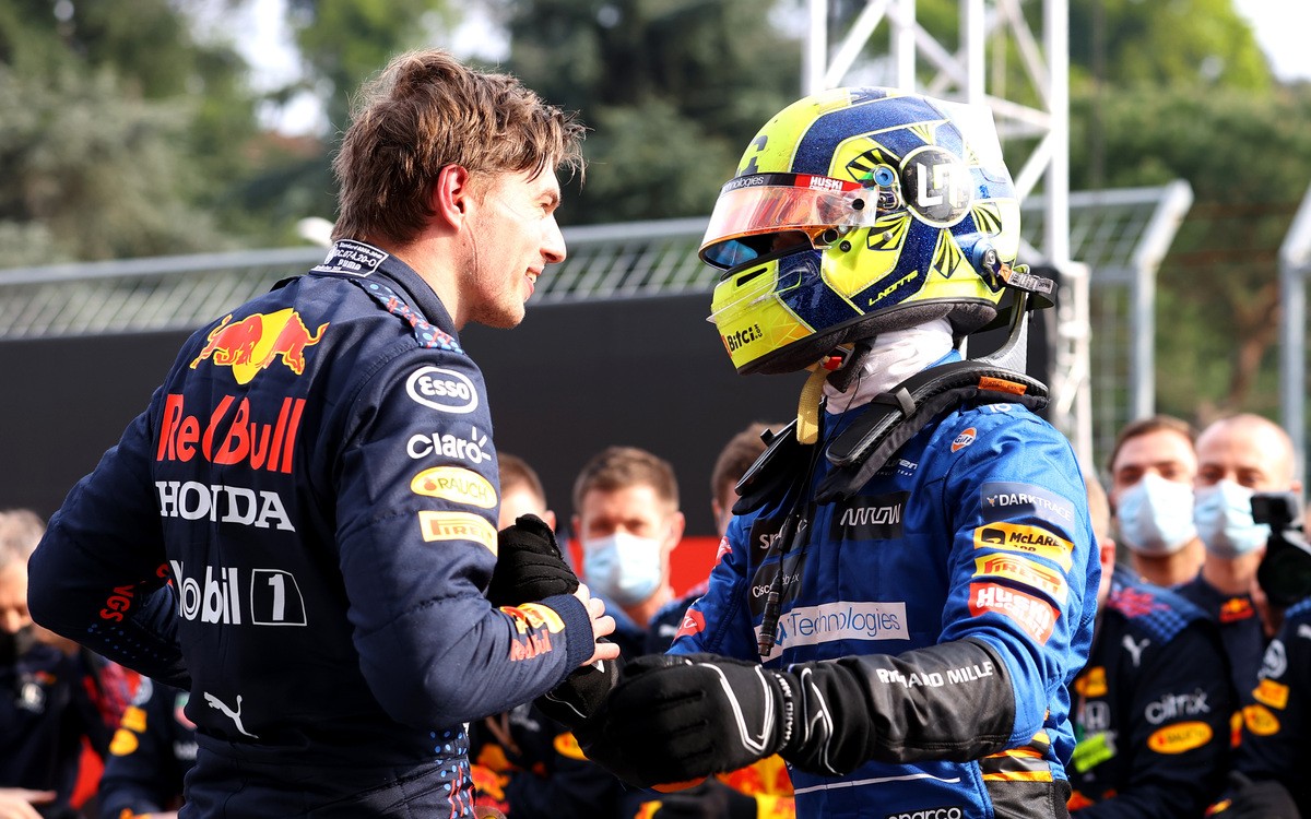 Max Verstappen a Lando Norris