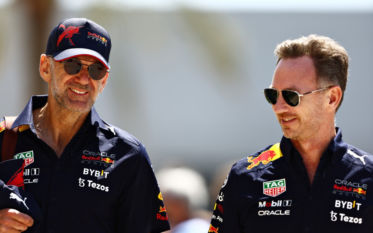 Christian Horner a Adrian Newey