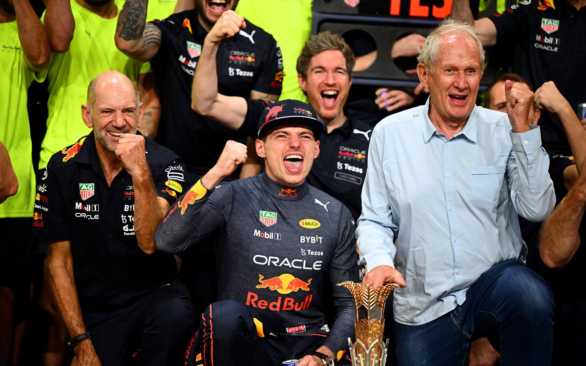 Max Verstappen, Helmut Marko, Adrian Newey