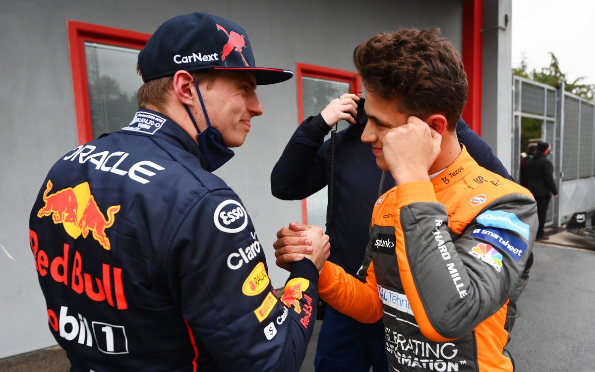 Max Verstappen a Lando Norris