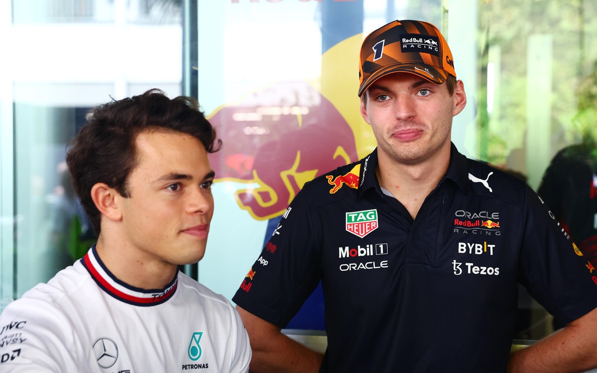 Max Verstappen a Nyck de Vries