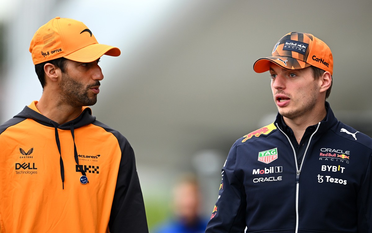 Max Verstappen a Daniel Ricciardo