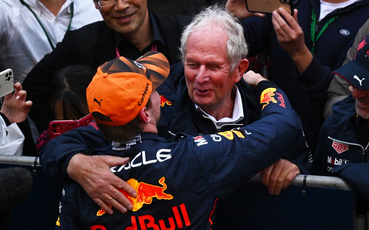 Max Verstappen a Helmut Marko