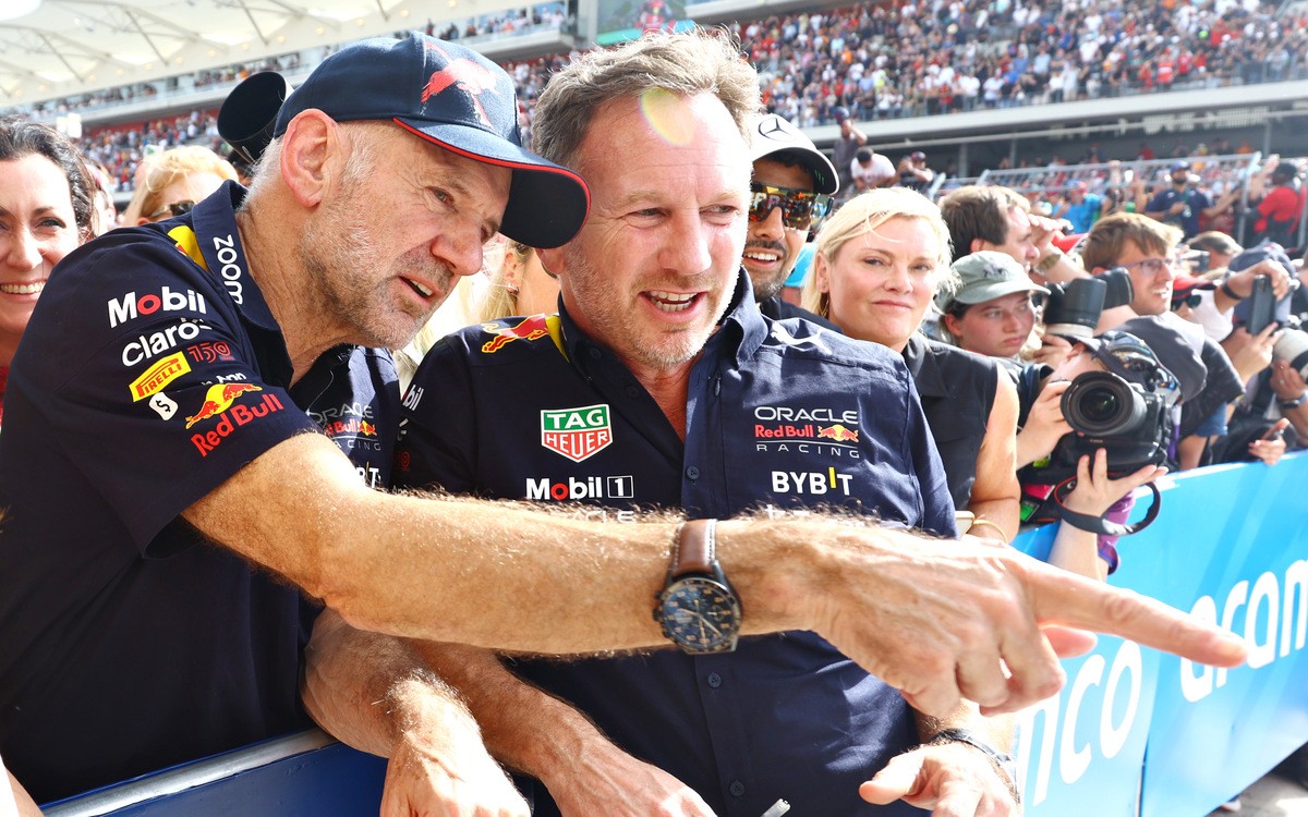 Adrian Newey a Christian Horner