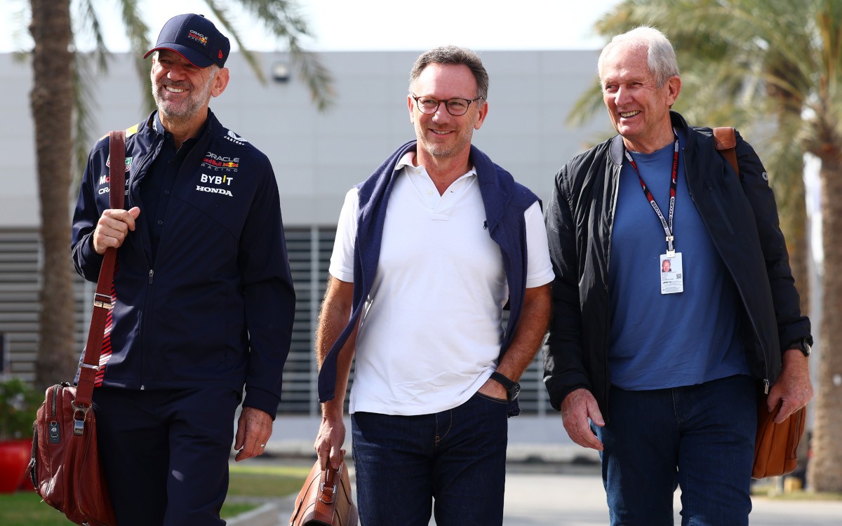 Adrian Newey, Christian Horner a Helmut Marko