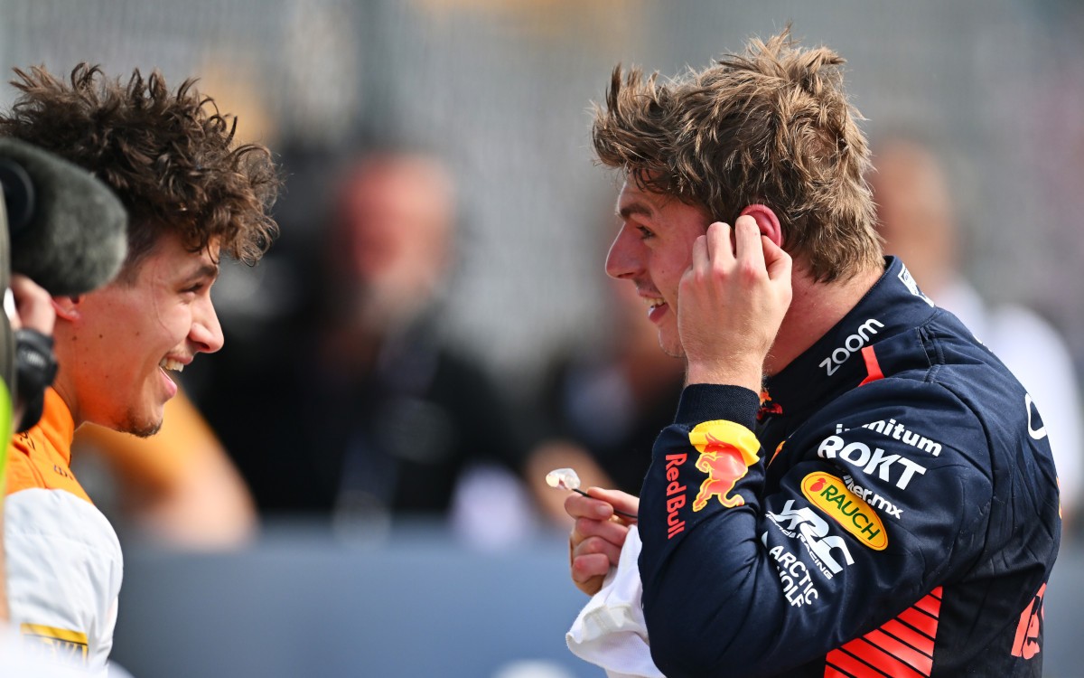 Max Verstappen a Lando Norris