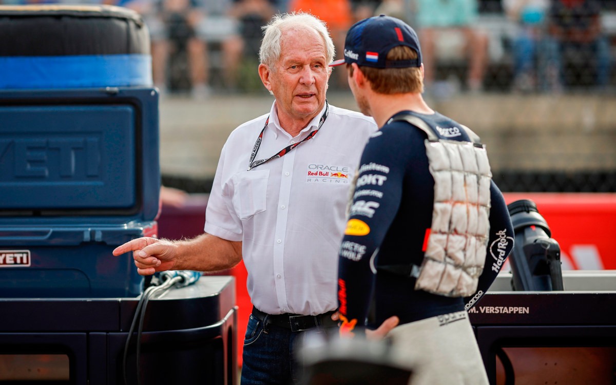 Helmut Marko a Max Verstappen