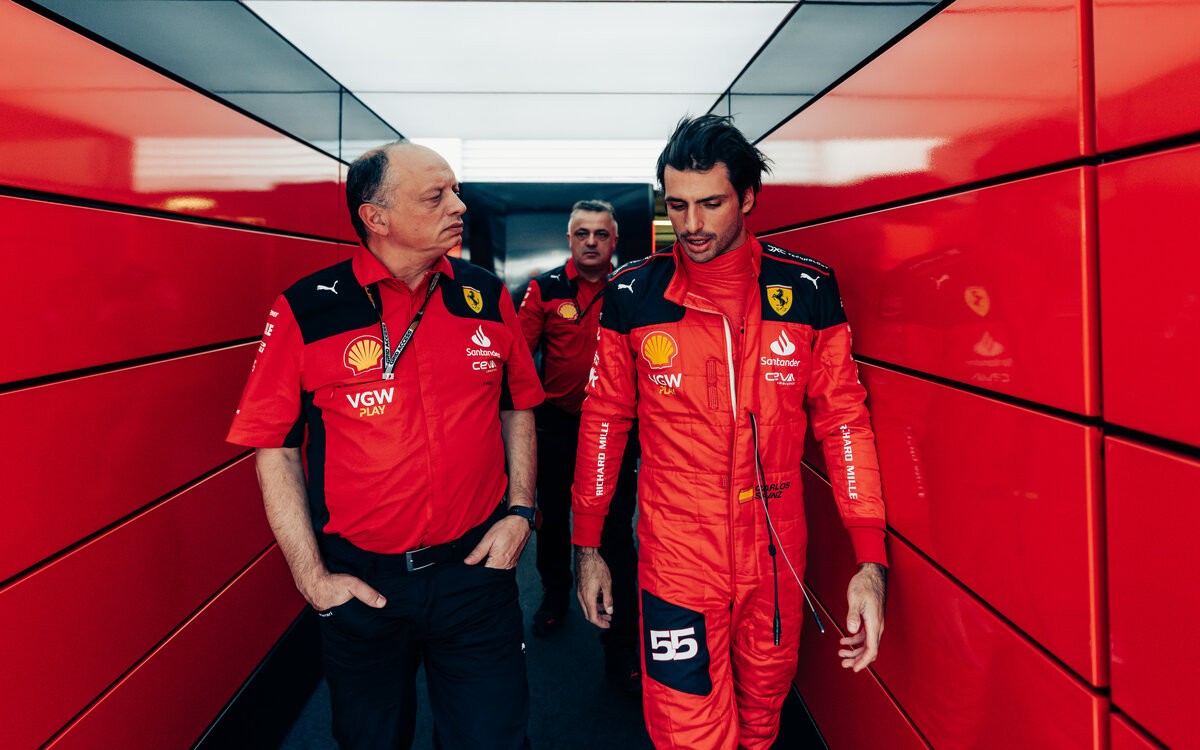 Frédéric Vasseur a Carlos Sainz