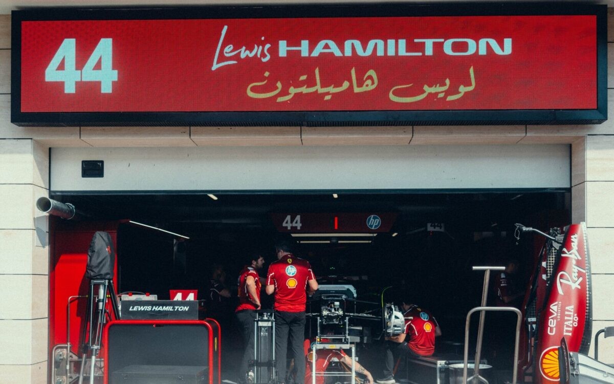 Gará Lewisa Hamiltona