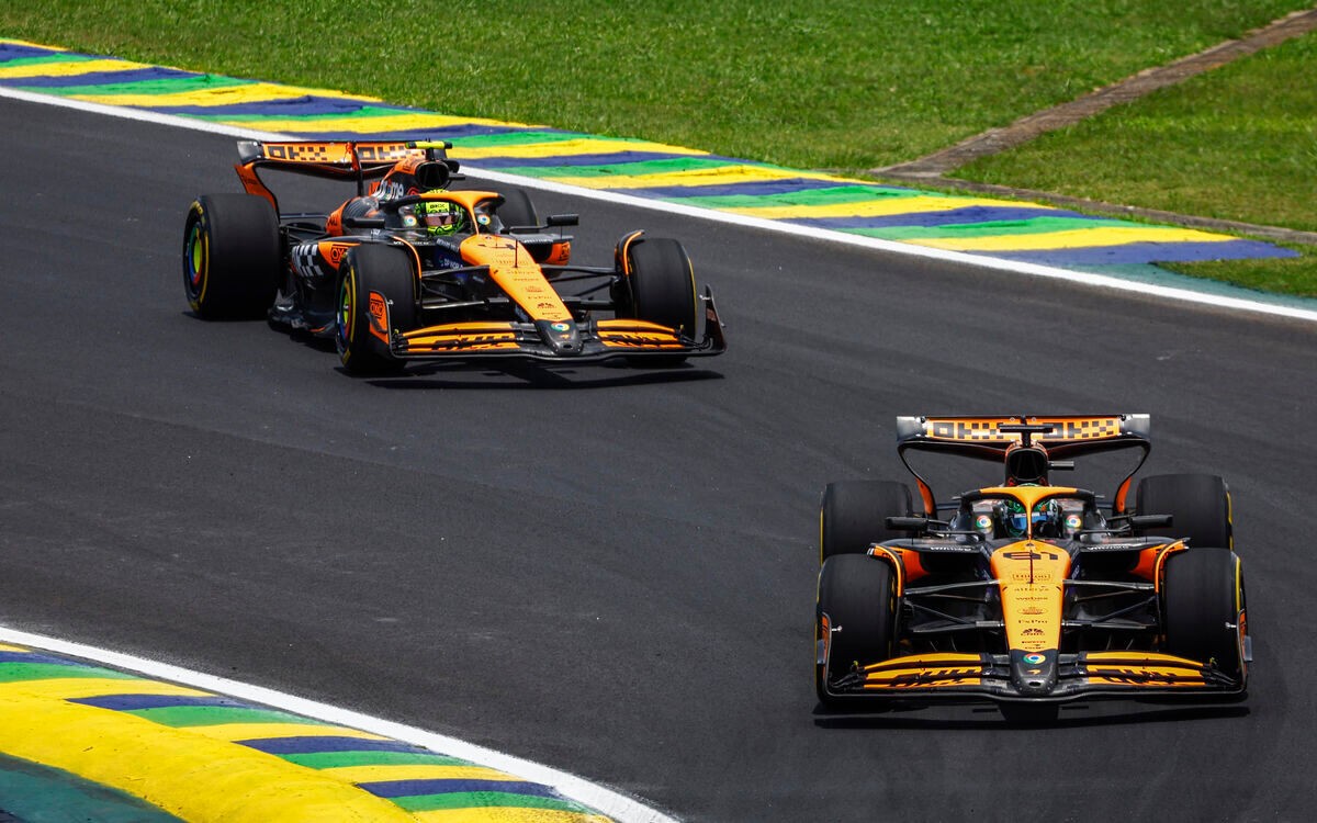 Oscar Piastri a Lando Norris