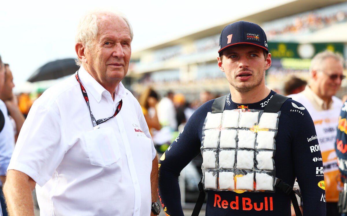 Max Verstappen a Helmut Marko