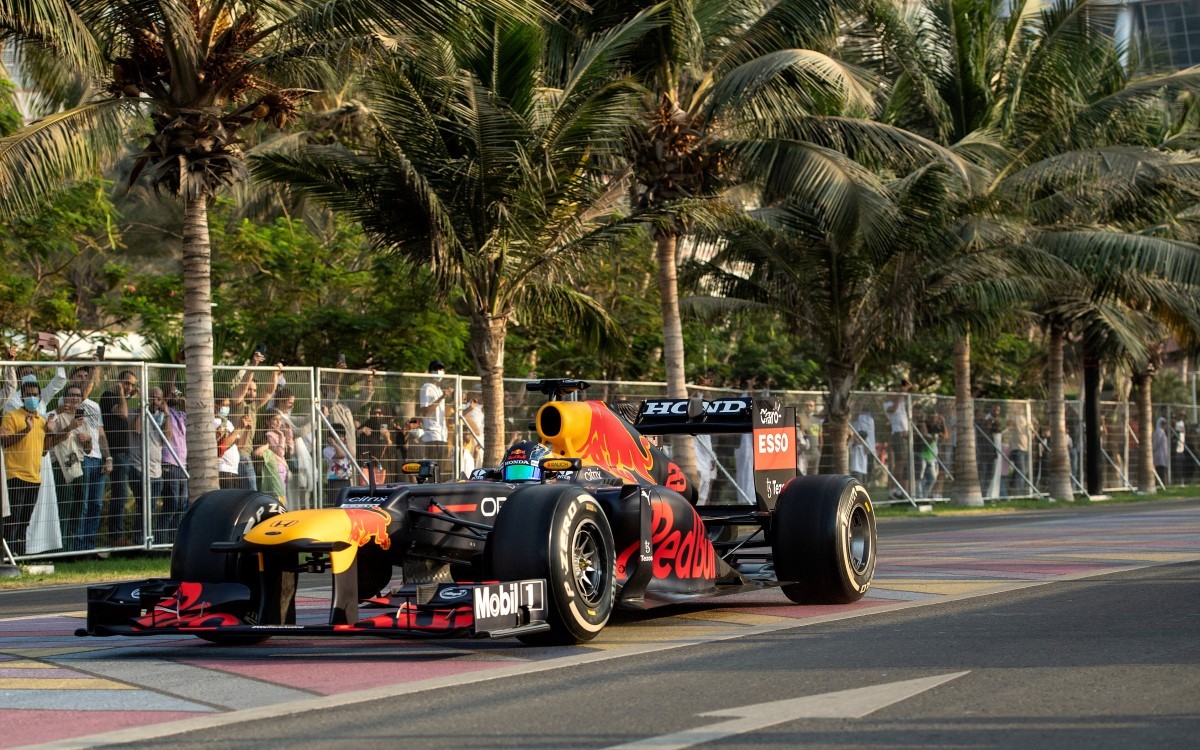 Patrick Friesacher, Red Bull Racing Show Run 2021,Džidda, 12.11.2021