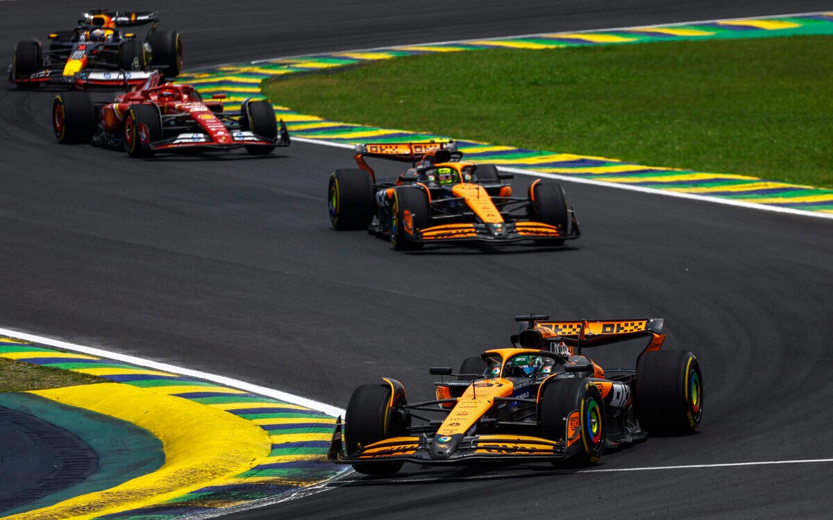 Oscar Piastri a Lando Norris