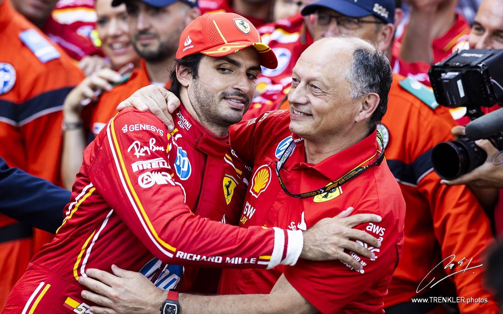 Carlos Sainz a Frédéric Vasseur