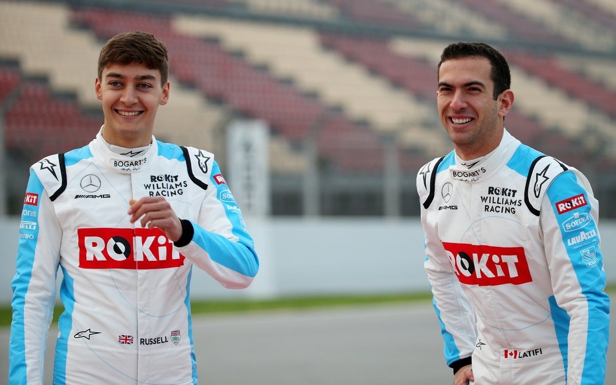George Russell a Nicholas Latifi