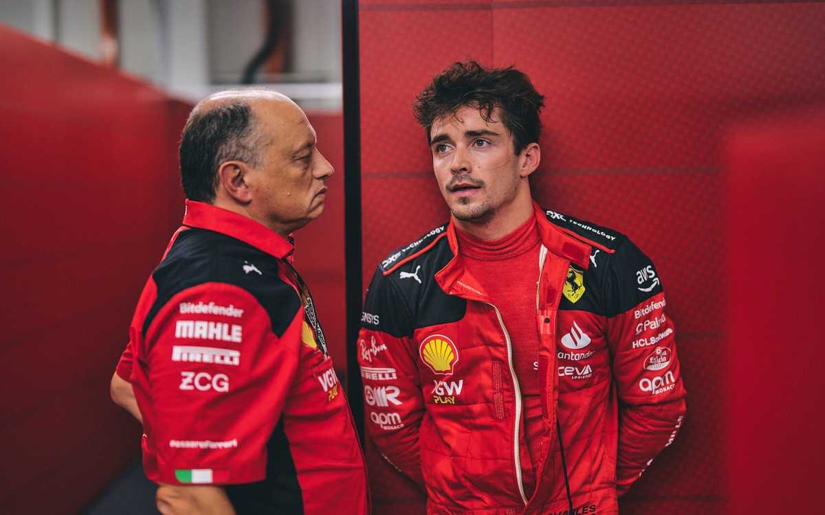 Charles Leclerc a Frédéric Vasseur