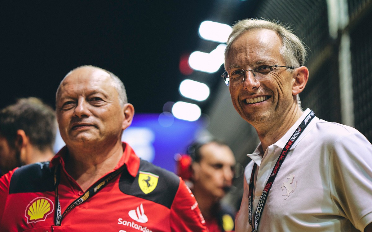 Frédéric Vasseur a Benedetto Vigna