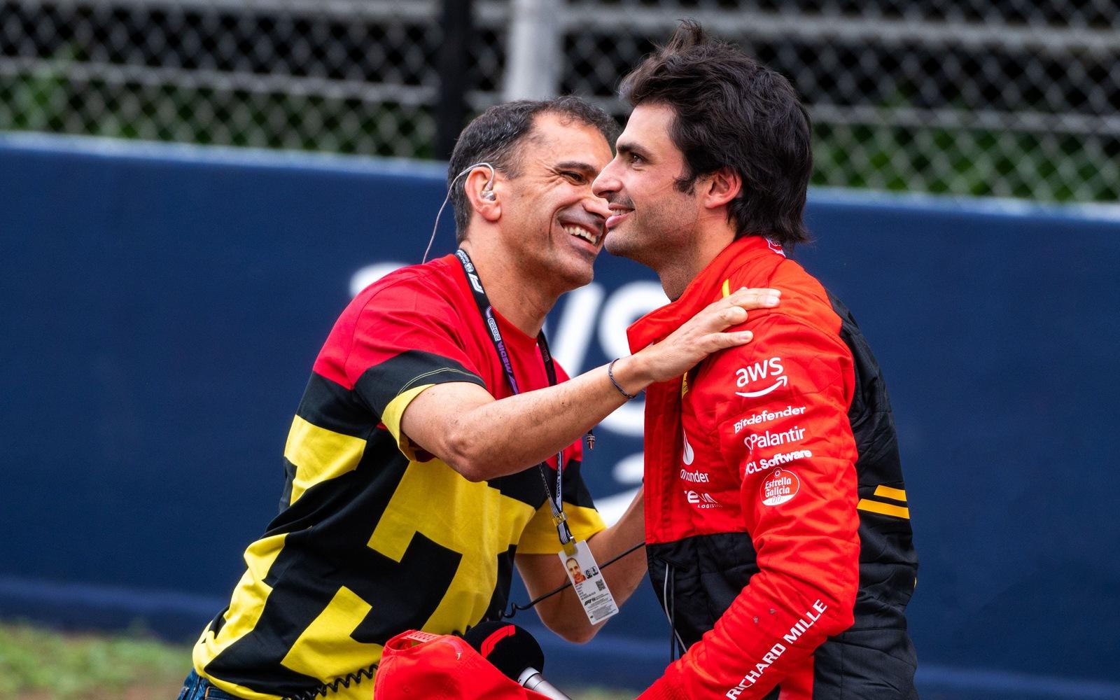 Carlos Sainz a Marc Gené