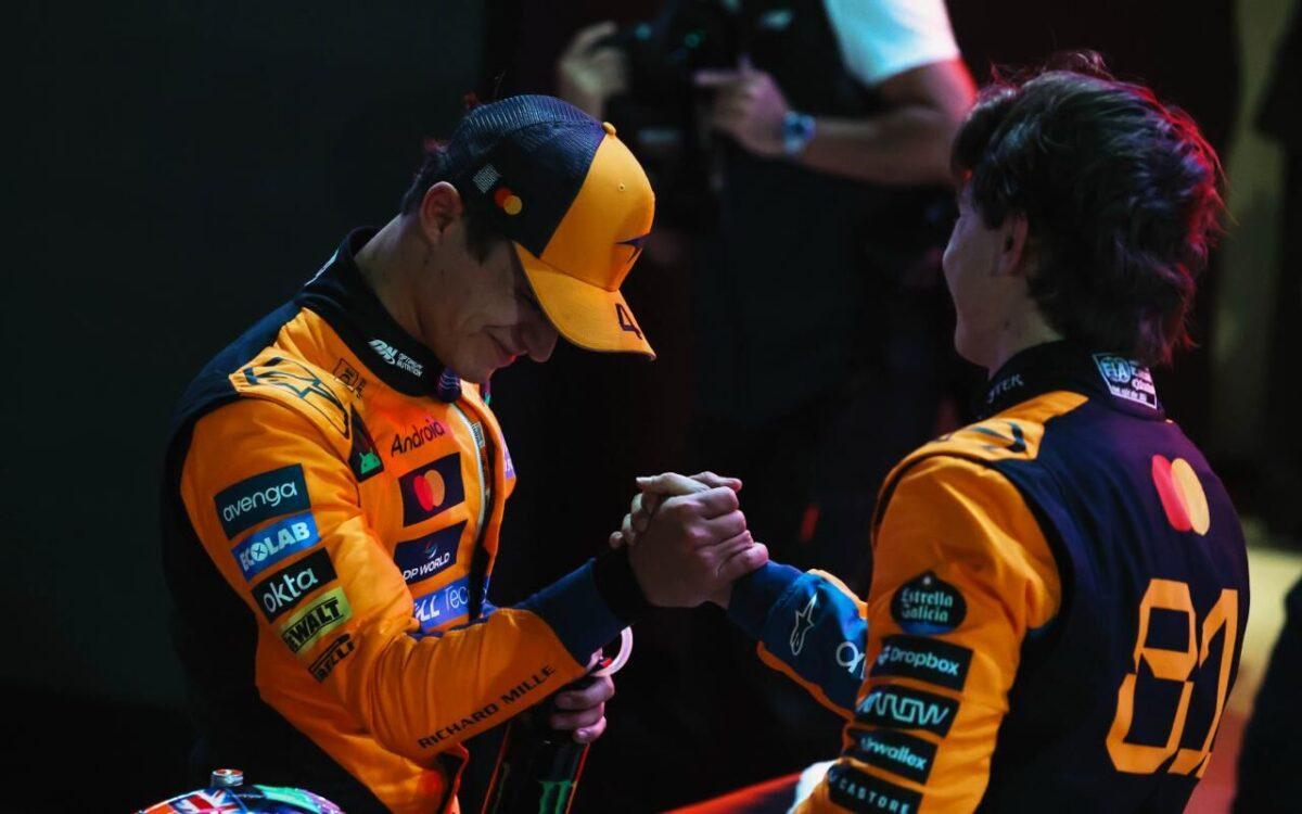 Lando Norris a Oscar Piastri