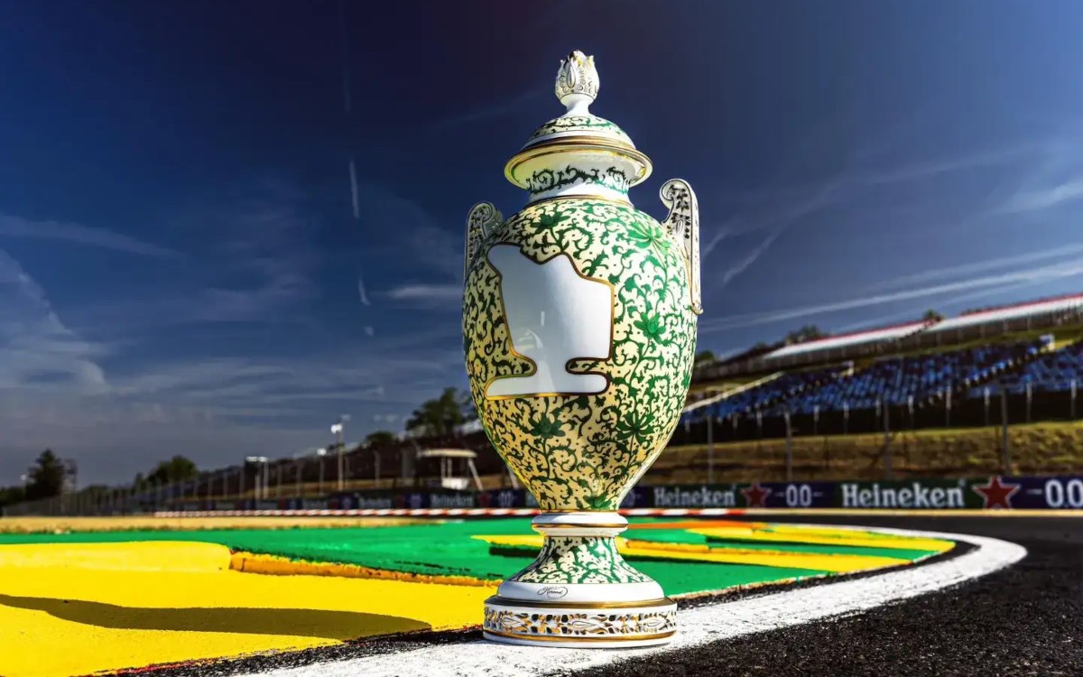 trofeje, Hungaroring, Maďarsko