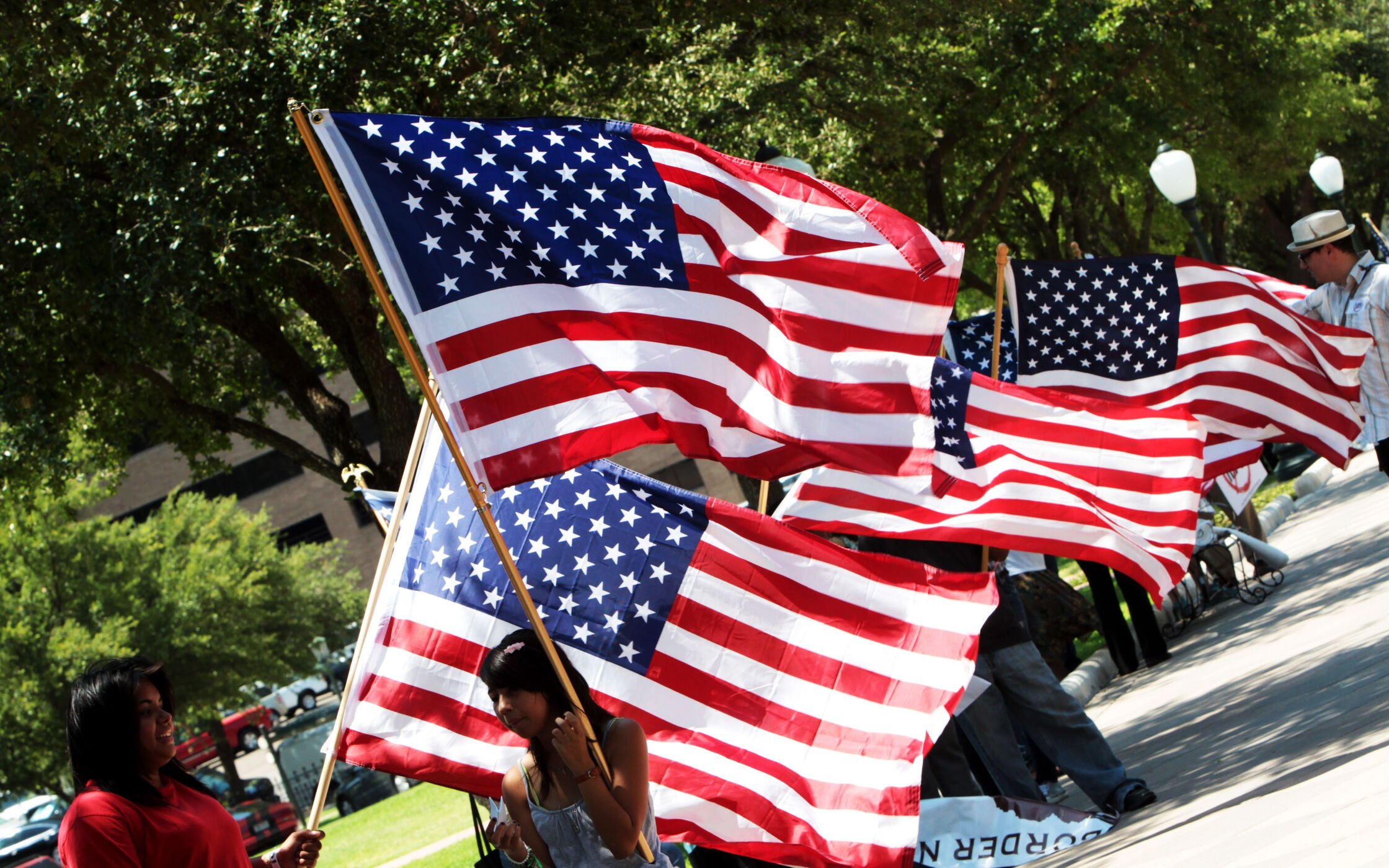 Vlajka USA, Austin, Las Vegas, Miami