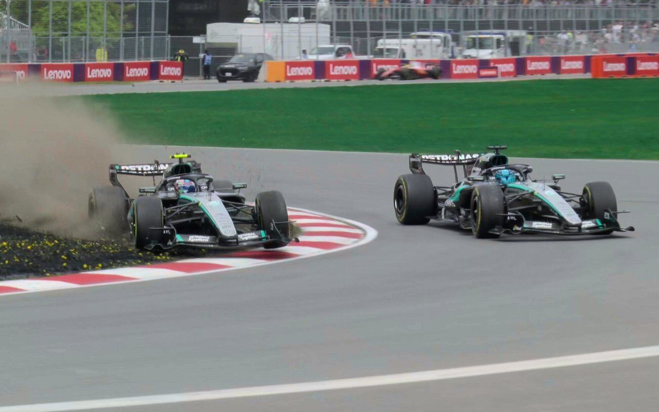 Kimi Antonelli a George Russell