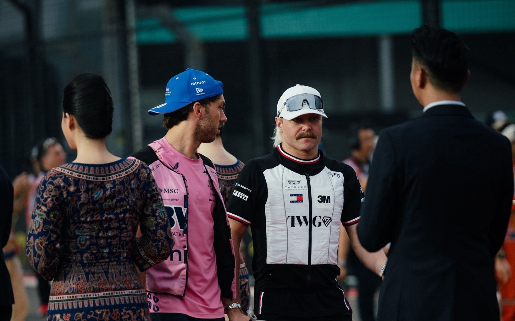 Pierre Gasly a Valtteri Bottas