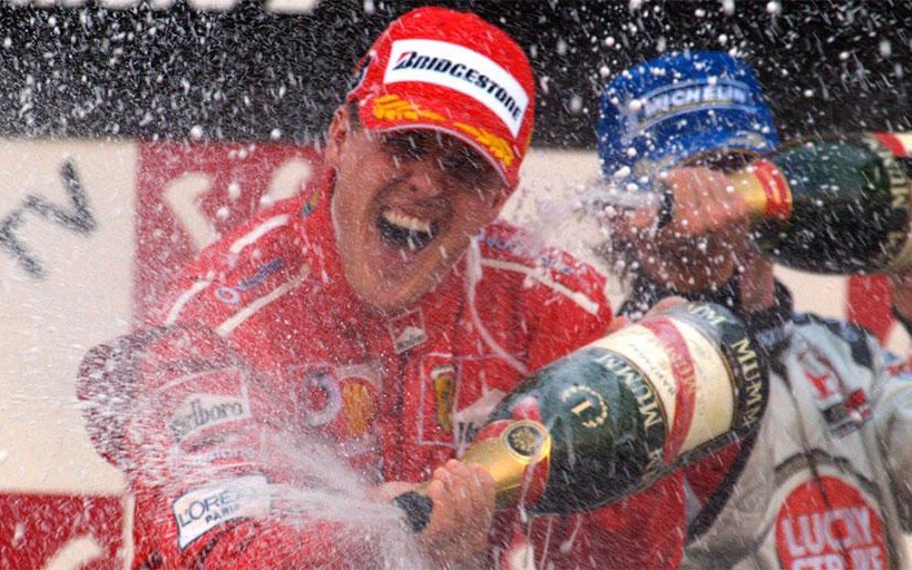 Michael Schumacher na VC Japonska 2004