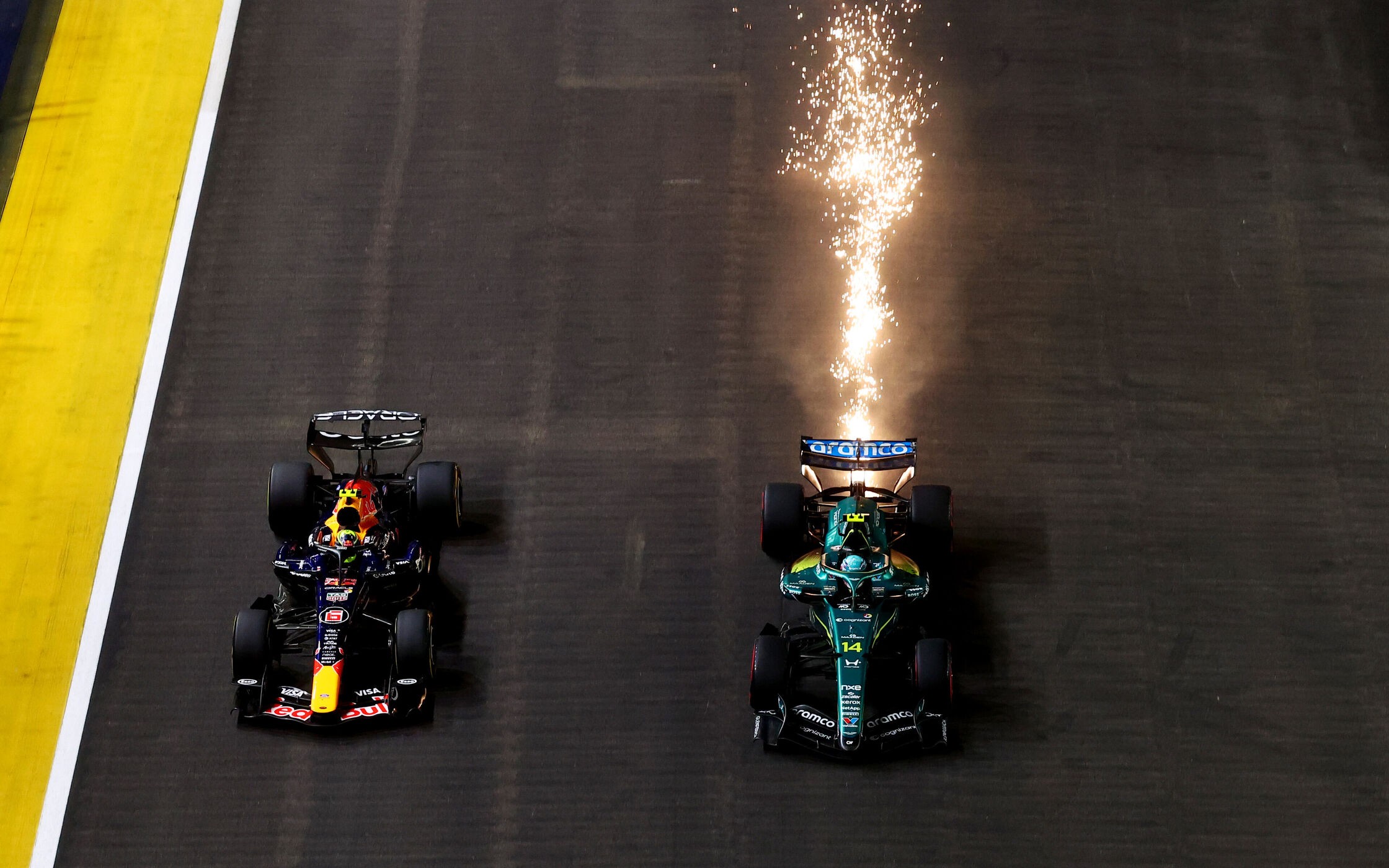Isack Hadjar a Fernando Alonso
